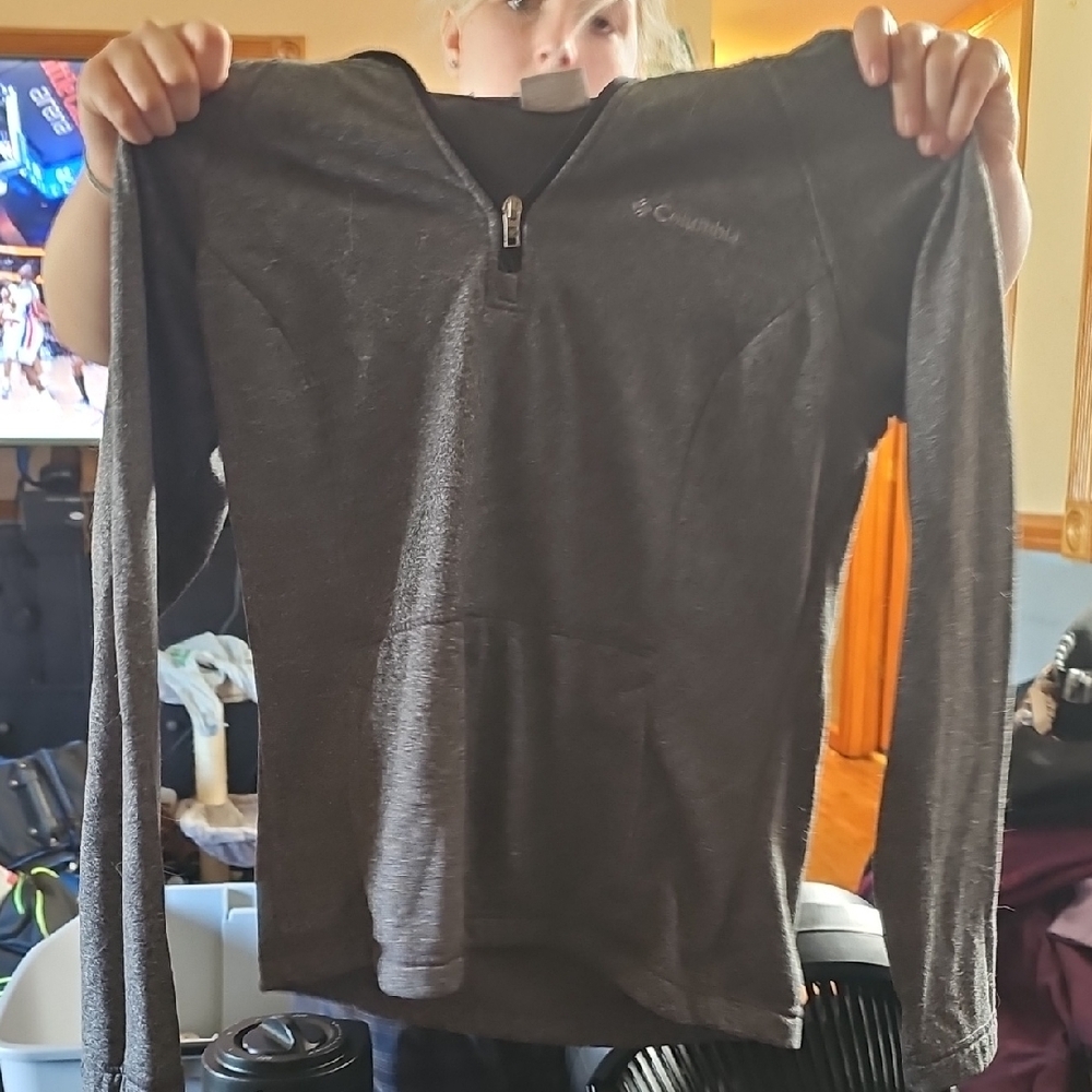 Columbia Gray Long Sleeve Hoodie